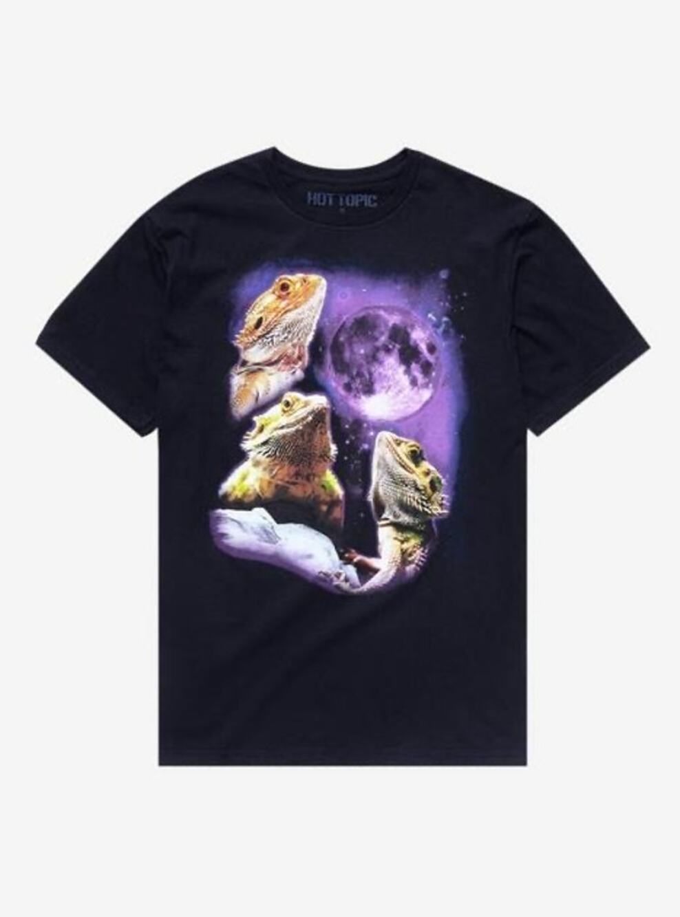 Hot Topic Men's Bearded Dragons Collage Graphic T-Shirt